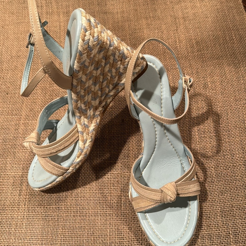 ANN TAYLOR Rope Wedge Sandal